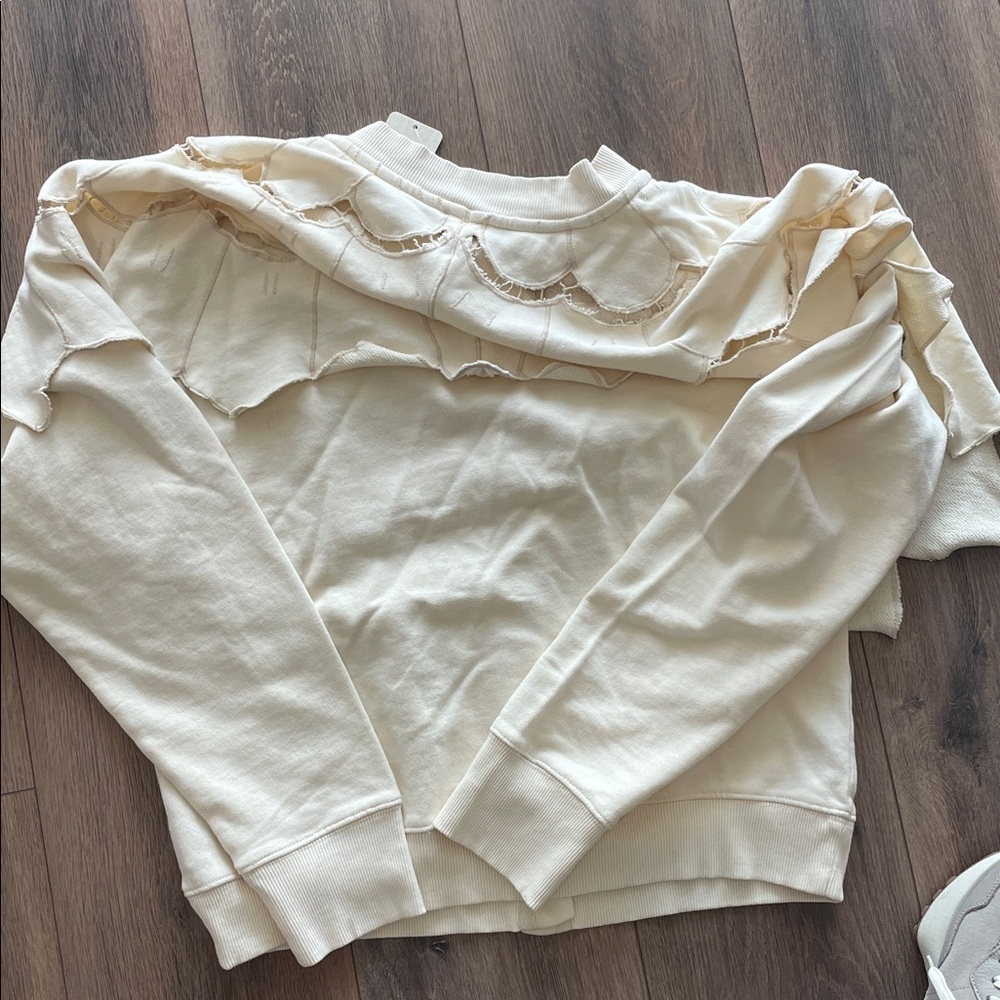 Free People Flutterscape Cardigan Sweatshirt - Picture 6 of 7